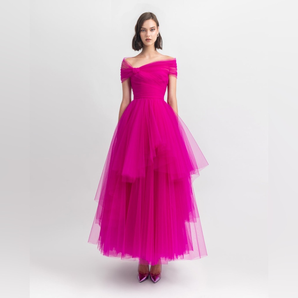 Elegant Pink Maxi Dress